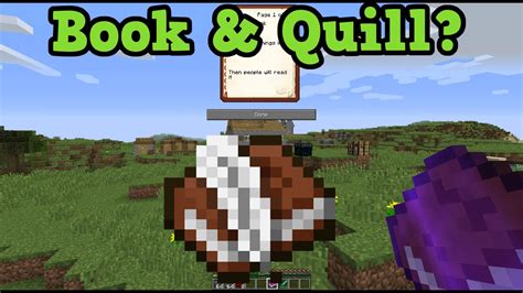 Minecraft Book and Quill | Full Details and Updates