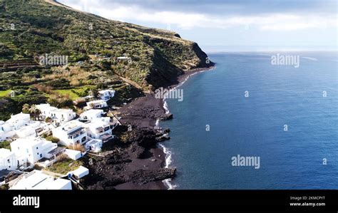 Island of Stromboli Stock Photo - Alamy