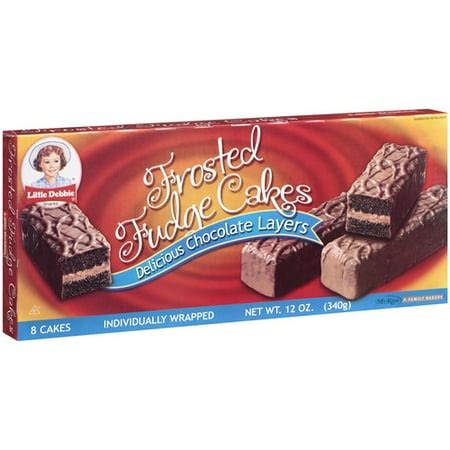 Little Debbie Frosted Fudge Cakes, 8 count, 12.0 oz - Walmart.com