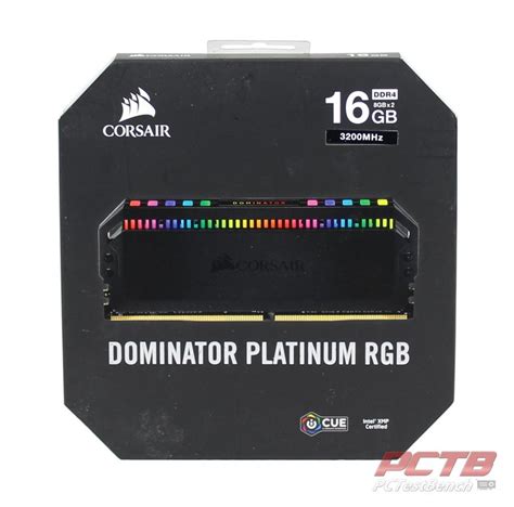 Corsair Dominator Platinum RGB DDR4 Memory Review - PCTestBench