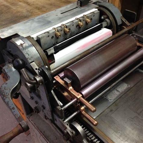 Our Letterpress Machines - Rufford Printing Co