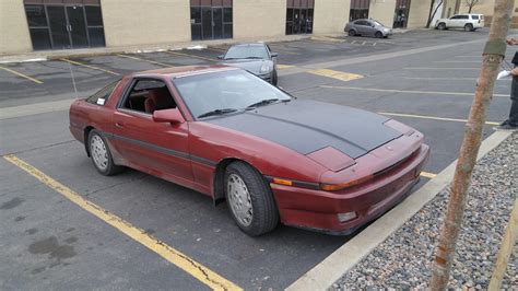 Just helped my friend buy his first car, an '87 Supra! Now, I'm teaching him how to drive stick ...