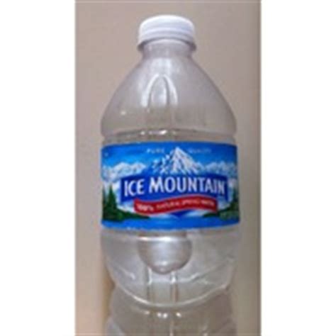 Ice Mountain Water, 100% Natural Spring: Calories, Nutrition Analysis & More | Fooducate