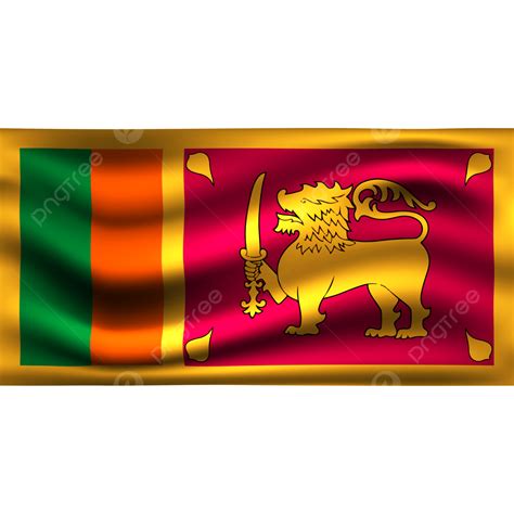 Waves 3d Vector, Sri Lanka Flag Waving 3d Illustration, Sri Lanka Flag ...