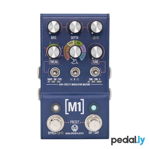 Walrus Audio MAKO Series M1 High-Fidelity Modulation Machine Pedal ...