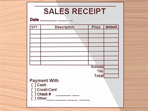 Receipt for Service Template Best Of How to Write A Receipt 9 Steps with Wikihow