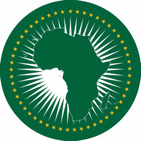 Africa, african, african union, au, circle, circular, country, flag ...