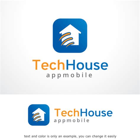 Tech House logo vector free download