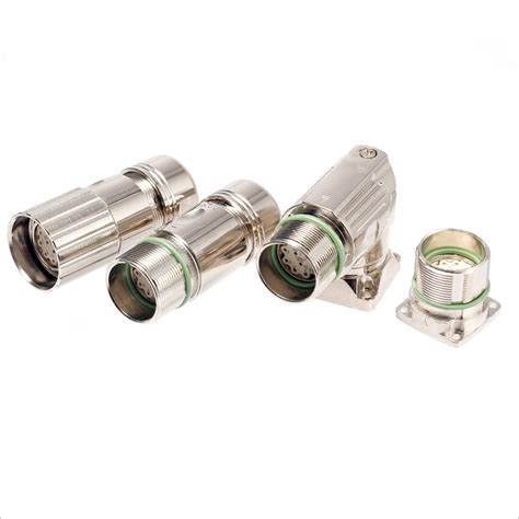 Right Angle M23 Bulkhead Connector Panel Mount |Shine Industry