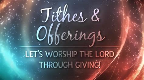 Tithes and Offerings Motion 3 | Animated Praise | SermonSpice