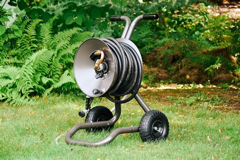 Gardening Patio, Lawn & Garden Portable Hose Cart Water Pipe Storage ...