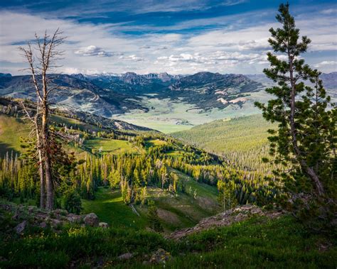 One of my favorite views in the world - Looking down to the Lamar Valley in Yellowstone with the ...