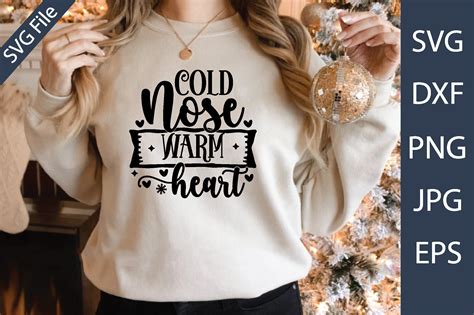 Cold Nose Warm Heart Graphic by Nancy Story · Creative Fabrica