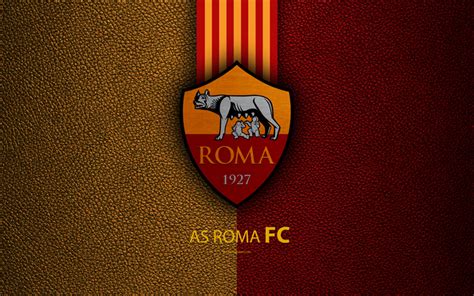 Descargar fondos de pantalla Roma FC, 4k, italiano, club de fútbol, Serie a, emblema, logotipo ...