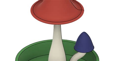 Mushroom Ringholder by candle | Download free STL model | Printables.com