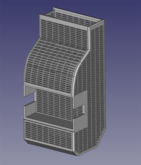 Silica Dry Box for Bambu Lab AMS with straight pattern by Zerginator | Download free STL model ...