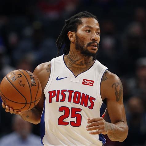 Pistons' Derrick Rose out vs. Cavaliers Because of Knee Injury | News ...