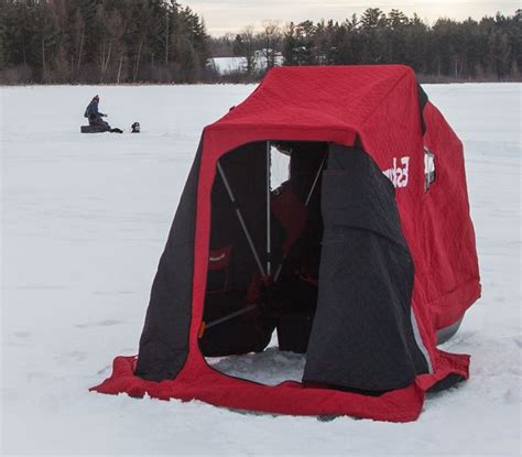 Eskimo Ice Shelters Are Like A Sauna On The Lake - Musky Fishing | Ice ...