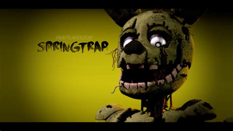 [SFM FNaF] Springtrap Wallpaper (4K) : fivenightsatfreddys Interactive Artwork, Render Image ...