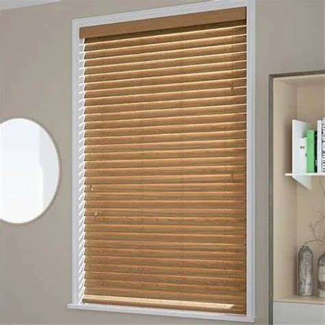 Brown Wooden Horizontal Blinds at Rs 4000/square meter in New Delhi ...