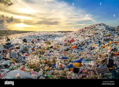 Plastic waste dumping site Stock Photo - Alamy