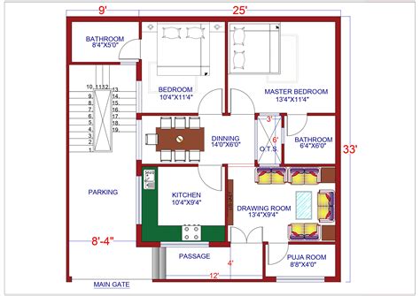 One Floor House Plans Drawing House Plans Single Floo - vrogue.co