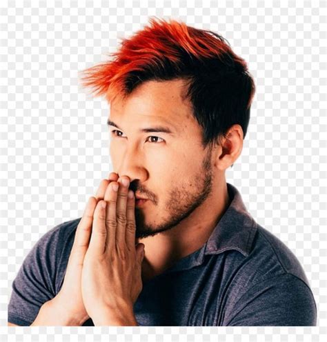 Markiplier Marimoo Mark Redhair Youtuber Freetoedit - Markiplier Red Hair Clipart (#70238) - PikPng