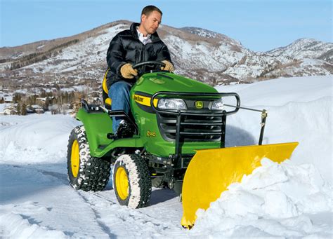 John Deere Snow Plow Attachments in the Winter | Machinefinder