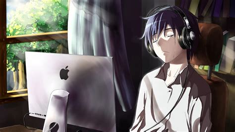 Best Anime Boys Listening To Music Wallpapers - Wallpaper Cave