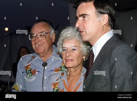 California Governor Gerald "Jerry" Brown with mother and father, circa ...