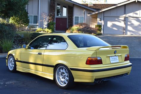 Dakar Yellow 1996 BMW E36 M3 Coupe - motorsportsmgmt.com