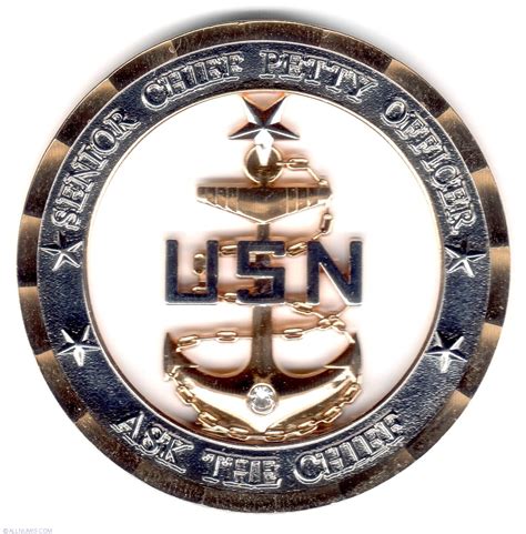 Medal of US Navy Senior Chief Petty Officer 2013 from United States of America - ID 20723