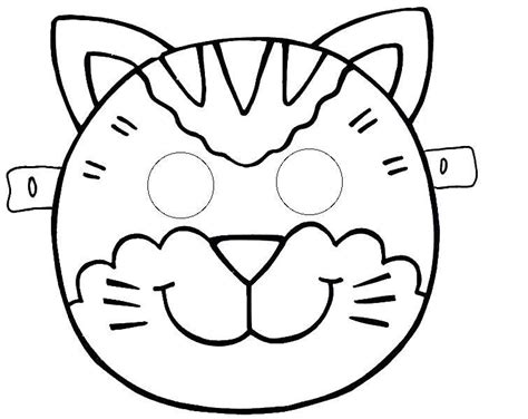 Tiger Mask Printable Coloring Pages