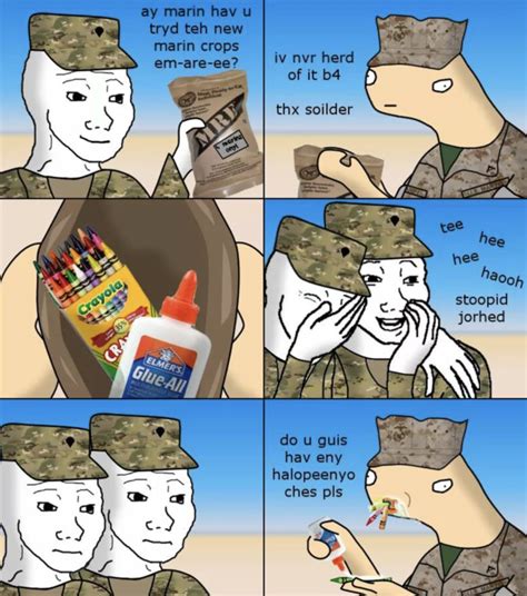 Crayon Eaters / Marines Eat Crayons | Crayon Eater / Marines Eat ...