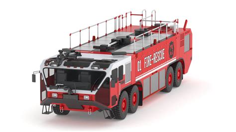 Oshkosh Striker 4500 Airport Fire Truck Toronto Pearson - 3D Model by ...