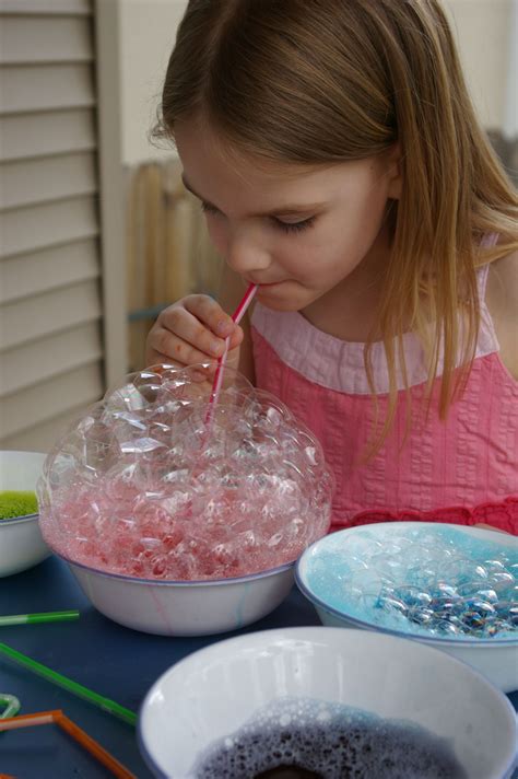 Blowing bubbles through straw | Bubble painting, Art for kids, Fun crafts