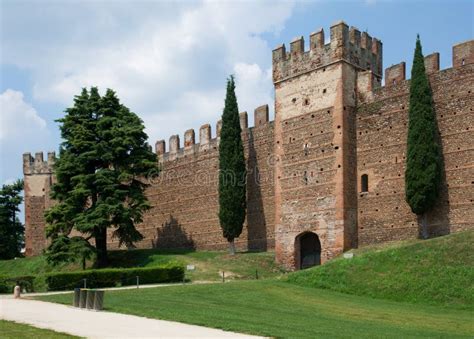 Villafranca Di Verona, Italy Stock Image - Image of grass, fortress ...