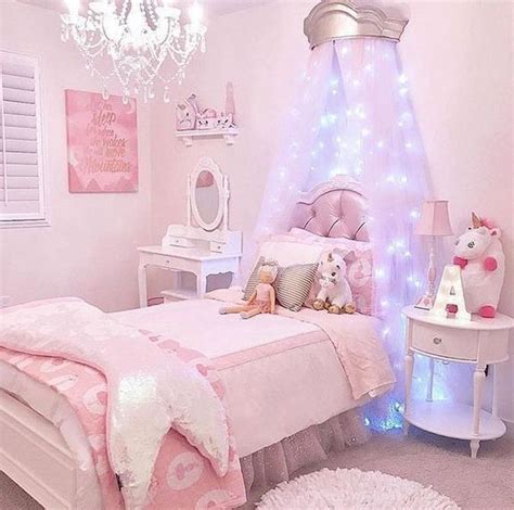 45 Stylish & Chic Kids Bedroom Decorating Ideas for Girl and Boys 21 | Girly bedroom, Girl ...