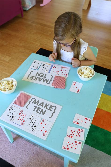 Make Ten {an easy card game for kids} - Mama.Papa.Bubba.