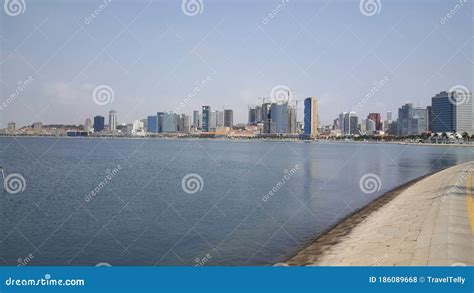 Skyline of Luanda stock photo. Image of building, boulevard - 186089668