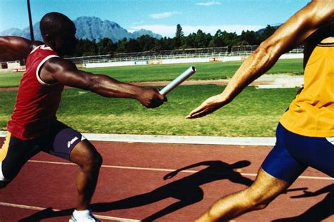 How Best to Run a 4 x 100 Relay Race | Sprinter workout, Relay races, Race photography