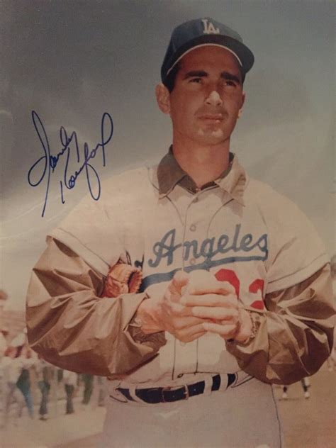 Los Angeles Dodgers Sandy Koufax Autographed 8x10