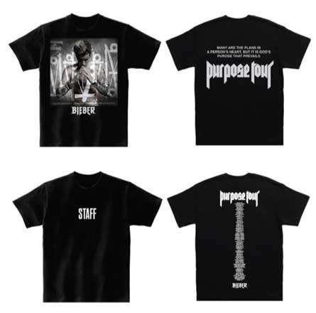 Justin Bieber 'Purpose' Tour Merch Exclusive First Look | Complex