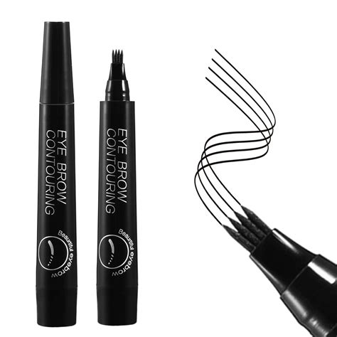 Buy Liquid Eyebrow Pen, Waterproof Microblading Eyebrow Pencil with a ...