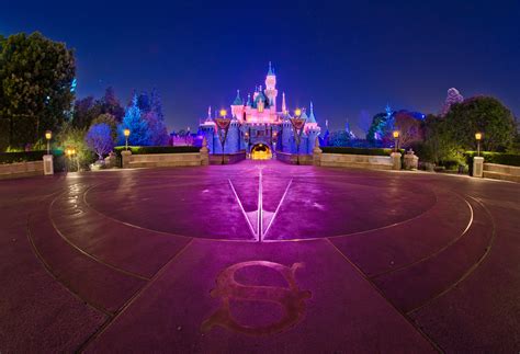 Sleeping Beauty Castle Starry Night Photo - Disney Tourist Blog