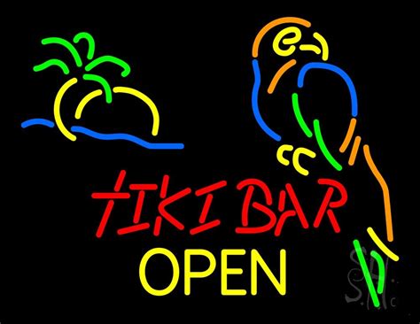 bar open neon sign