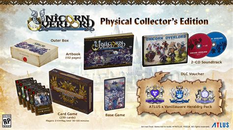 Unicorn Overlord Collectors Edition (Monarch Edition) - SWITCH [Free S ...