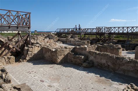 Paphos Archaeological Park, Cyprus - Stock Image - C039/0048 - Science ...