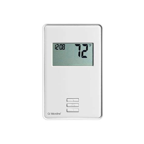 ThermoSoft Manual Digital Floor Heating Thermostat with Built-In GFCI for Floor Heating Systems ...