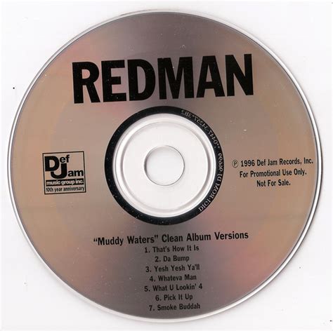 Redman - Muddy Waters (Clean Album Versions) (1996, Clean, CD) | Discogs